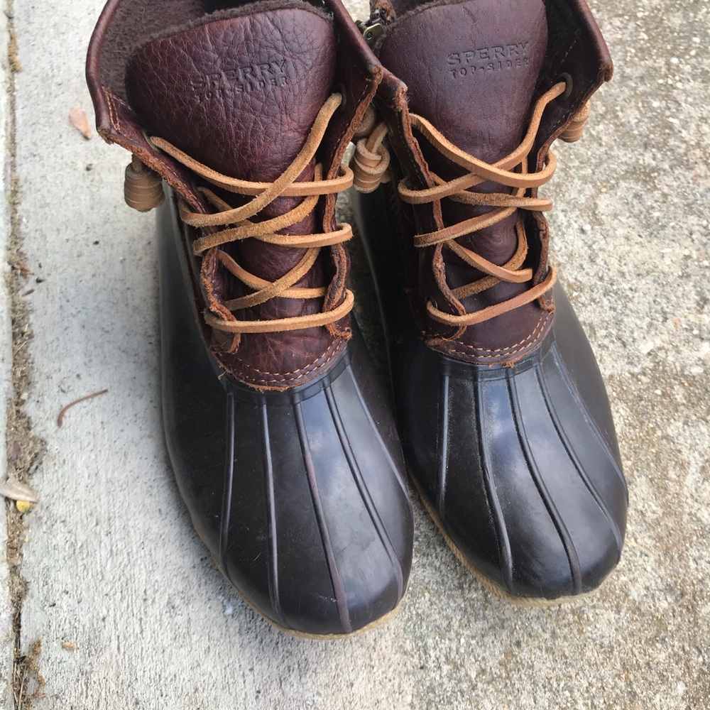 Sperry Duck Boots Sz 7 USED